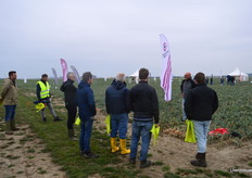 In verschillende groepen ging je het veld over. De groepen werden onderscheiden door de kleur tasjes.